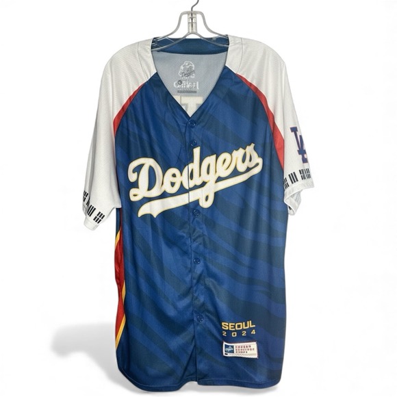 Los Angeles Dodgers Other - Los Angeles‎ Dodgers Jersey Mens XL 2024 South Korean Seoul Heritage Night